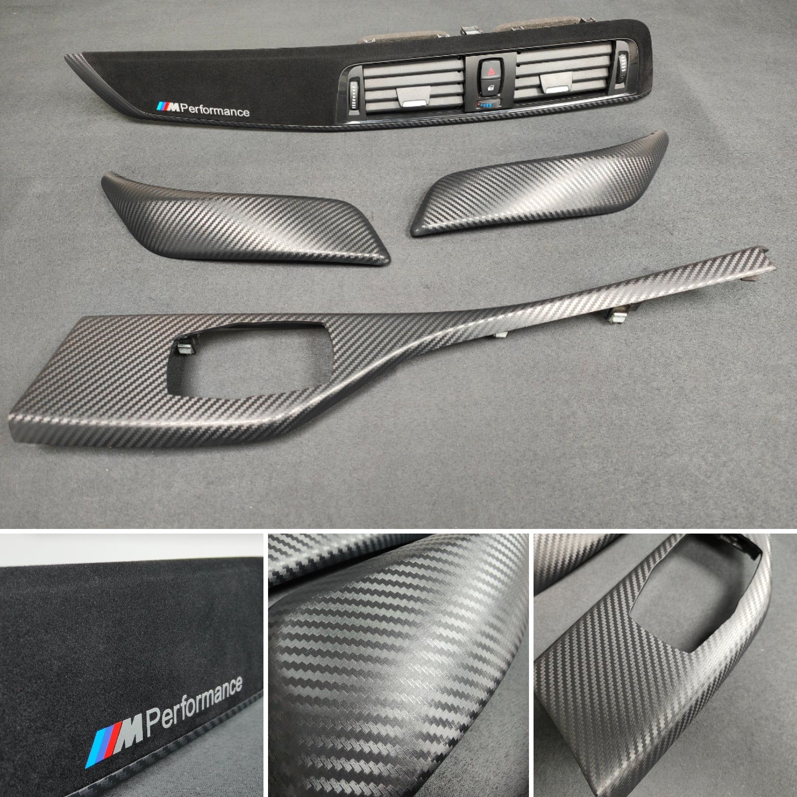 BMW F21 F22 LCI-2 PERFORMANCE STYLE INTERIOR TRIM SET - 3D CARBON (#18)